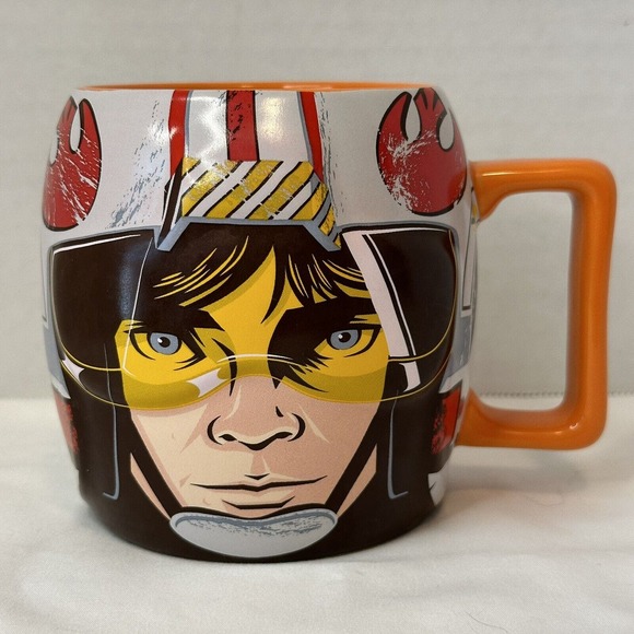 Disney Dining Star Wars 3d Luke Skywalker Disney Store Ceramic